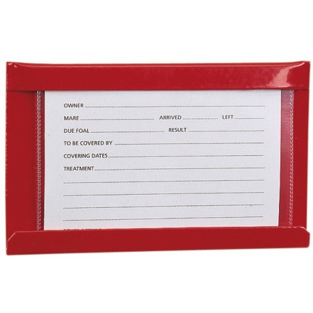 PORTATARJETAS IDENTIFICADOR STUBBS S26 ROJO