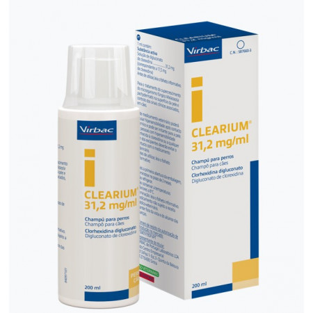 CHAMPU CLEARIUM 31.2MG/ML 200ML PERRO