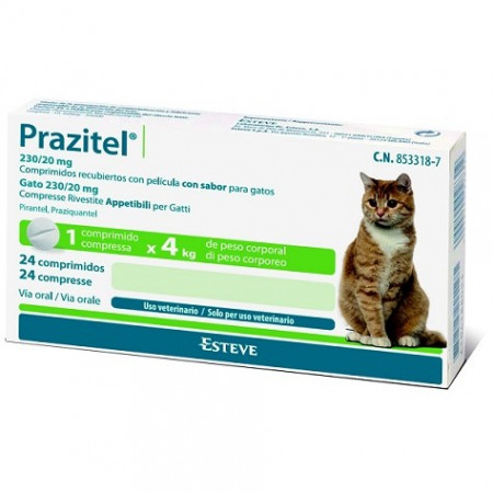 PRAZITEL GATOS 24 COMP.