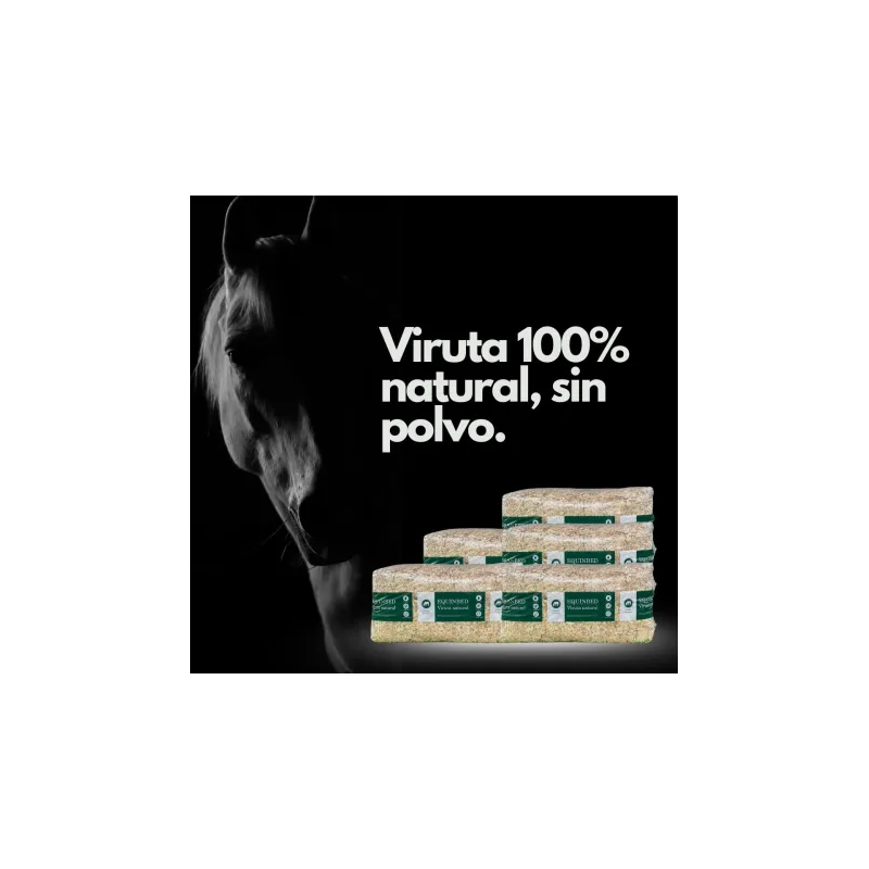 APARAS SEM PÓ 100% NATURAIS PARA CAMA DE CAVALO - 20KG - Equinvest