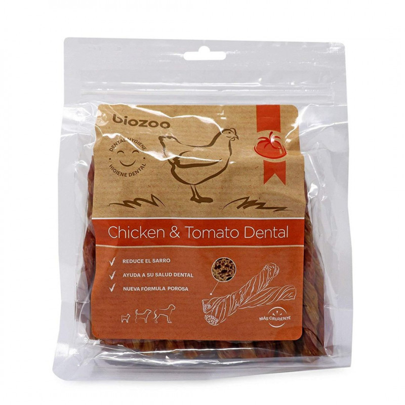 DENTAL CRUJIENTE POLLO Y TOMATE 500GR