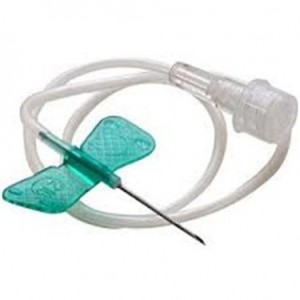 PALOMILLA VENOFIX BRAUN 23G 0.65X20 MM AZUL - Equinvest