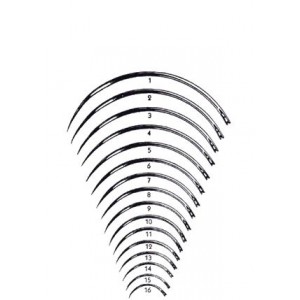 AGULHA 1/2 CÍRCULO NºG7 PONTA REDONDA 12 UNID