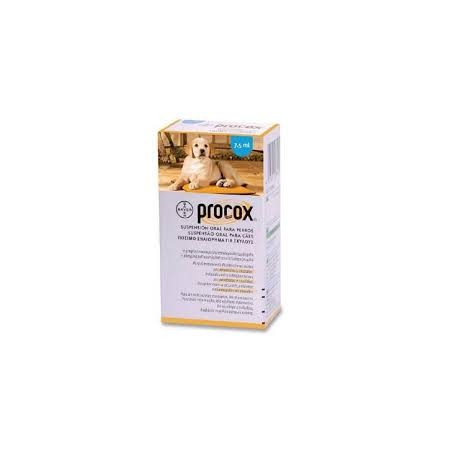 PROCOX 0,9MG/ML+18MG/ML 7.5ML SUSP ORAL PERRO - Equinvest