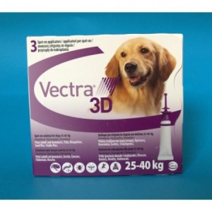 PIPETAS VECTRA 3D L 25-40KG. 3PIP. - Equinvest