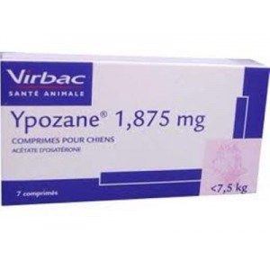 YPOZANE 1,875MG 7 COMPPERRO MENOS DE 7,5KG