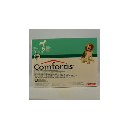 COMFORTIS 665MG 6COMPR(9,5-14,7KG) - Equinvest