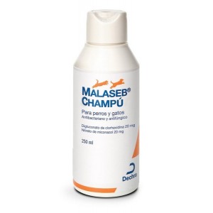 CHAMPU MALASEB(PERROS Y GATOS)250ML - Equinvest