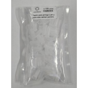 TAPONES JERINGA SEMEN 100UD - Equinvest