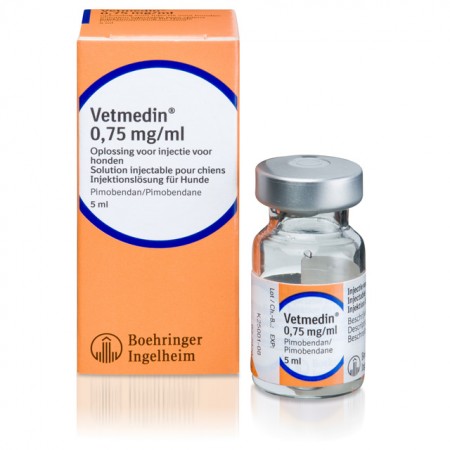VETMEDIN 0,75MG/ML 5 ML INY - Equinvest
